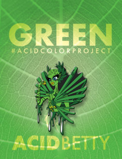 GREEN - 2 Inch Enamel Pin