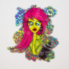 Acid Haze Holographic Glitter Sticker by William Scott