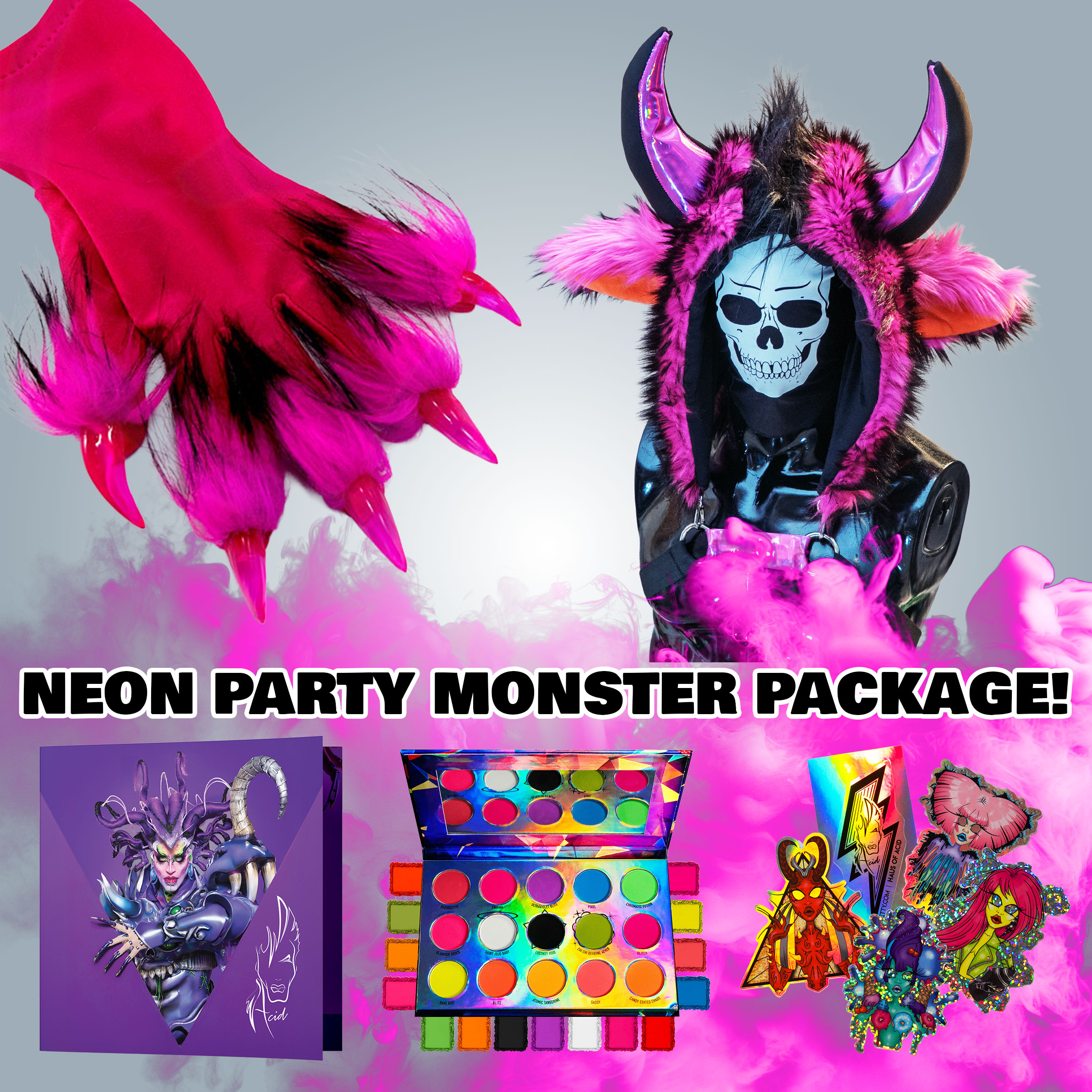 ⚡NAILZ & HOODZ PACKAGE✨ CANDY KILLER // Neon Pink